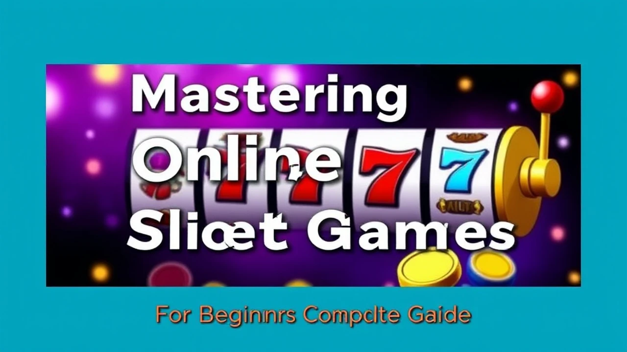 Mastering Online Slot Games: For Beginners Complete Guide